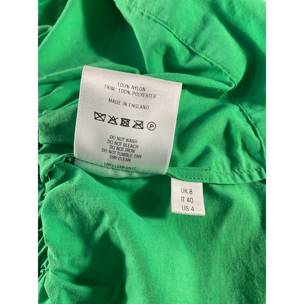 Molly Goddard Ruched Green Esme Top Size 8 UK / US 4 NWT - Picture 5 of 5